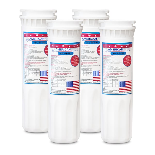 American Filter Co Fisher and Paykel EFF-6017A Comparable Refrigerator Water Filters (made by Model No AFC-RF-FP), 4PK EFF-6017A-AFC-RF-FP-4-74843 - main